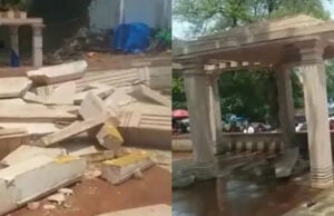 યાત્રાધામ પાવાગઢમાં મોટી દુર્ઘટના ઘટી! વિશ્રામ કુટિરનો ઘુમ્મટ તૂટ્યો, 10 ઘાયલ, એકનું મોત