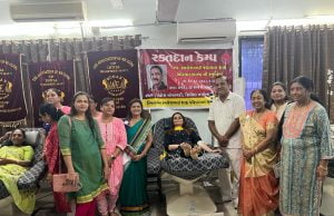 ગોધરામાં રેડક્રોસ સોસાયટી ભવન ખાતે રક્તદાન શિબિર યોજાઇ