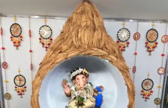 ગજાનંદનું આવું સિંહાસન જોયું નહીં હોય …. જુઓ વડોદરામાં બાપ્પાનું અદ્ભૂત સિંહાસન….