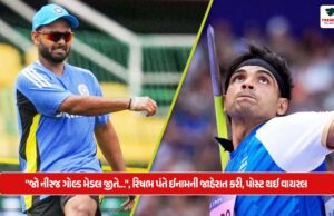 Paris Olympics 2024 : “જો નીરજ ગોલ્ડ મેડલ જીતે…”રિષભ પંતે ઈનામની જાહેરાત કરી, પોસ્ટ થઈ વાયરલ Paris Olympics 2024 : "જો નીરજ ગોલ્ડ મેડલ જીતે..."રિષભ પંતે ઈનામની જાહેરાત કરી, પોસ્ટ થઈ વાયરલ