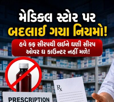Medical Store New Rules: હવે કફ સીરપ સહિત ઘણી Syrup ડોક્ટરના Prescription વગર નહીં મળે