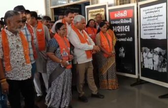 આણંદ જિલ્લા ભાજપ દ્વારા કટોકટી દિવસ નિમિત્તે પ્રદર્શન યોજાયું.